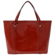 Pre-owned Leather gucci-bags Gucci Vintage , Red , Dames