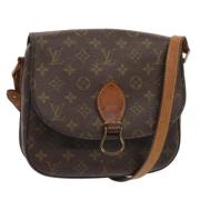 Pre-owned Canvas shoulder-bags Louis Vuitton Vintage , Brown , Dames