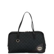 Pre-owned Canvas gucci-bags Gucci Vintage , Black , Dames