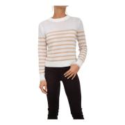 Witte Cashmere Crewneck Sweater Nenette , White , Dames