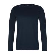 Donkerblauw heren T-shirt met lange mouwen Joop! , Blue , Heren