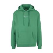 Groene Katoenen Essential Sweatshirt Karl Kani , Green , Heren