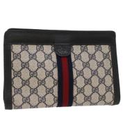 Pre-owned Canvas clutches Gucci Vintage , Multicolor , Dames