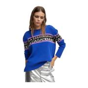 Blauwe Dames Jersey Top Lola Casademunt , Blue , Dames