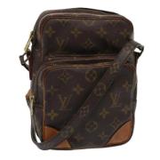 Pre-owned Canvas louis-vuitton-bags Louis Vuitton Vintage , Brown , Da...