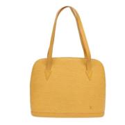 Pre-owned Leather louis-vuitton-bags Louis Vuitton Vintage , Yellow , ...