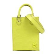 Pre-owned Leather louis-vuitton-bags Louis Vuitton Vintage , Green , D...