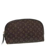 Pre-owned Canvas pouches Louis Vuitton Vintage , Brown , Dames