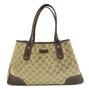 Pre-owned Canvas gucci-bags Gucci Vintage , Brown , Dames