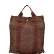 Pre-owned Canvas backpacks Hermès Vintage , Brown , Dames