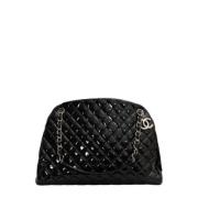 Pre-owned Leather chanel-bags Chanel Vintage , Black , Dames