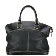 Pre-owned Leather louis-vuitton-bags Louis Vuitton Vintage , Black , D...