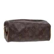 Pre-owned Canvas pouches Louis Vuitton Vintage , Brown , Dames