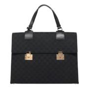 Pre-owned Canvas gucci-bags Gucci Vintage , Black , Dames