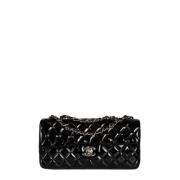 Pre-owned Leather chanel-bags Chanel Vintage , Black , Dames