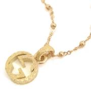 Pre-owned Metal necklaces Gucci Vintage , Yellow , Dames