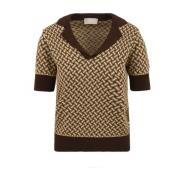 Stijlvolle T-shirts en Polos voor vrouwen Drumohr , Brown , Dames