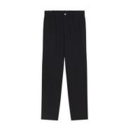 Zwarte trekkoord rechte broek Maison Kitsuné , Black , Heren