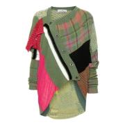 Multicolor Patchwork Highlander Cardigan Sweater Vivienne Westwood , M...