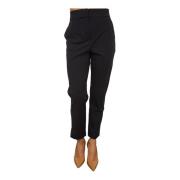 Stijlvolle Broeken voor Vrouwen Max Mara , Black , Dames