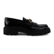 Zwarte Loafers met Franjes Tod's , Black , Dames