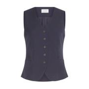 Maelynn Vest voor Vrouwen Moss Copenhagen , Blue , Dames