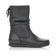 Zwarte Gesloten Booties Enkellaarzen Vrouwen Remonte , Black , Dames