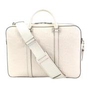 Pre-owned Leather gucci-bags Gucci Vintage , White , Heren