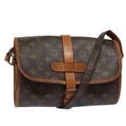 Pre-owned Canvas louis-vuitton-bags Louis Vuitton Vintage , Brown , Da...