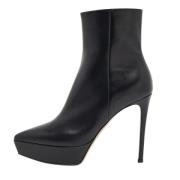 Pre-owned Leather boots Gianvito Rossi Pre-owned , Black , Dames