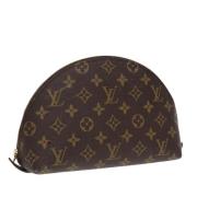 Pre-owned Canvas pouches Louis Vuitton Vintage , Brown , Dames