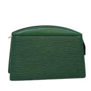 Pre-owned Leather louis-vuitton-bags Louis Vuitton Vintage , Green , D...