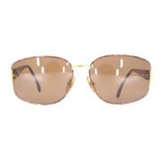 Pre-owned Stainless Steel sunglasses Gucci Vintage , Yellow , Dames