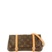 Pre-owned Canvas louis-vuitton-bags Louis Vuitton Vintage , Brown , Da...