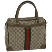 Pre-owned Leather gucci-bags Gucci Vintage , Beige , Dames