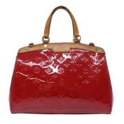 Pre-owned Leather louis-vuitton-bags Louis Vuitton Vintage , Red , Dam...