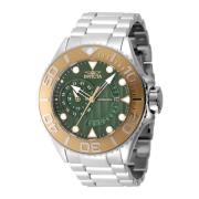 Grand Diver Automatisch Horloge Groene Wijzerplaat Invicta Watches , G...