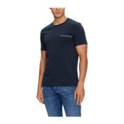 2-Pack Stretch Katoenen T-shirts - Blauw Emporio Armani , Multicolor ,...