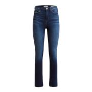 Skinny Denim Blauwe Jeans met Logopatch Guess , Blue , Dames