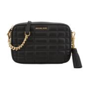 Stijlvolle Lederwaren in Zwart Michael Kors , Black , Dames