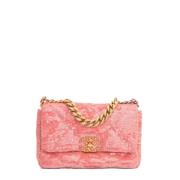 Pre-owned Fabric chanel-bags Chanel Vintage , Pink , Dames