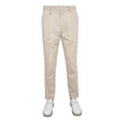 Beige Stoffen Broek Paolo Pecora , Beige , Heren