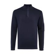 Stijlvolle Pullover Sweater Genti , Blue , Heren