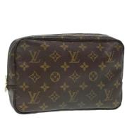 Pre-owned Canvas clutches Louis Vuitton Vintage , Brown , Dames