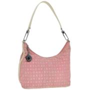 Pre-owned Canvas shoulder-bags Bvlgari Vintage , Pink , Dames