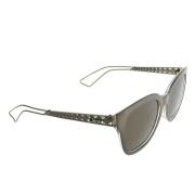 Pre-owned Metal sunglasses Dior Vintage , Gray , Dames