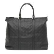 Pre-owned Leather gucci-bags Gucci Vintage , Black , Dames