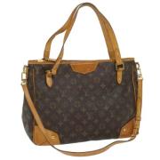 Pre-owned Canvas totes Louis Vuitton Vintage , Brown , Dames