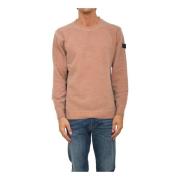 Moderne Wollen Blend Gebreide kleding Peuterey , Pink , Heren