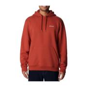 Rode Heavyweight Fleece Hoodie 2023 Columbia , Red , Heren